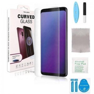 Samsung Galaxy S21 5D UV kijelzővédő üvegfólia - UV Lámpával