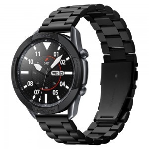 Samsung Galaxy Watch 3 45mm Spigen Chrono Shield Káva Védő Fekete (AMP02238)