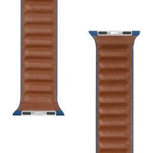 Tactical 728 Loop Leather bőr óraszíj Apple Watch 3/4/5/6/7/8/SE 38/40/41 mm éjkék