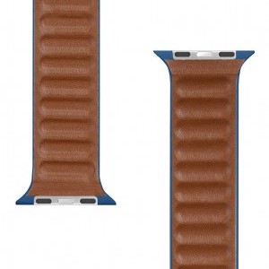 Tactical 739 Loop Leather bőr óraszíj Apple Watch 4/5/6/7/8/SE/Ultra (42/44/45/49mm) éjkék