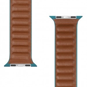 Tactical 738 Loop Leather bőr óraszíj Apple Watch 4/5/6/7/8/SE/Ultra (42/44/45/49mm)malahit zöld
