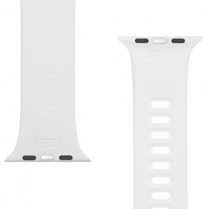 Tactical 797 Szilikon óraszíj csattal Apple Watch 4/5/6/7/8/SE/Ultra (42/44/45/49mm) fehér