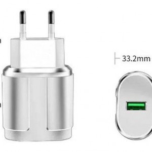 xExtreme Ampere Hálózati töltő adapter 18W 3A QC3.0 + Micro USB kábel fehér