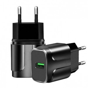 xExtreme Ampere Hálózati töltő adapter 18W 3A QC3.0 + Micro USB kábel fekete