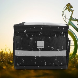 Wozinsky biciklis táska vázra rögzíthető 2L fekete (WBB12BK)