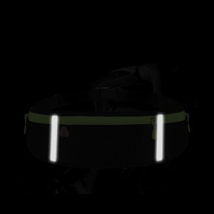 Ultimate futó övtáska fényvisszaverő csíkkal fülhallgató kivezetéssel 4 zsebbel zöld