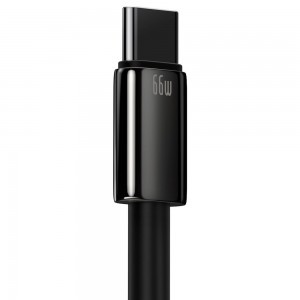 Baseus Tungsten USB - USB Type-C kábel 66W (11V / 6A) Quick Charge AFC FCP SCP 2m fekete (CATWJ-C01)