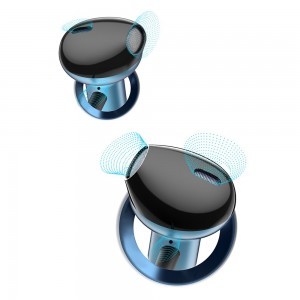 Baseus Encok H19 3.5mm vezetékes fülhallgató mikrofonnal és távirányítóval kék (NGH19-01)