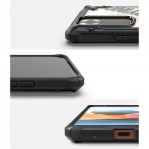 Xiaomi Redmi Note 10 Pro Ringke Fusion X Design PC és TPU tok fekete (XDXI0025)