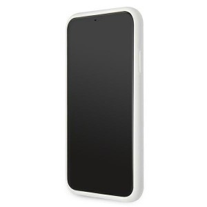 iPhone 11 Karl Lagerfeld KLHCN61SLKLWH Szilikon tok Stack Logo fehér