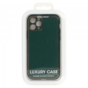 iPhone 12 Pro MAX Tel Protect Luxury szilikon tok Sötétzöld
