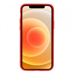 iPhone 12 mini Tel Protect Luxury szilikon tok Piros