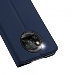 Xiaomi Poco X3 NFC Dux Ducis Skin Pro fliptok kék