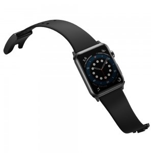 Baseus Slip-Thru óraszíj Apple Watch 3/4/5/6/7/8/SE 38/40/41 mm fekete (LBWSE-01)