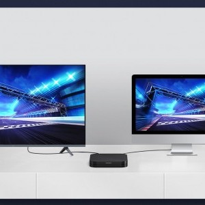 Baseus HDMI 2.1 kábel 8K 60 Hz 48 Gbps / 4K 120 Hz / 2K 144 Hz 3D eARC QMS Dynamic HDR VRR ALLM 1m fekete (CAKGQ-J01)