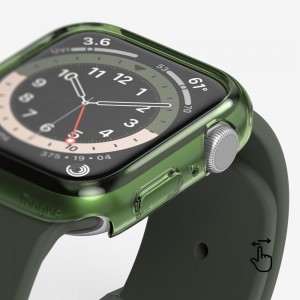 Ringke Slim Watch tok 2x Apple Watch 6 40mm / 5 40mm / 4 40mm / SE 40mm átlátszó + fekete (S512R228)