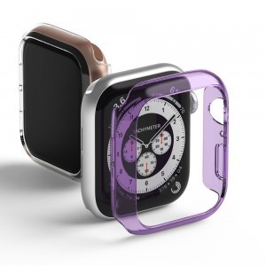 Ringke Slim Watch tok 2x Apple Watch 6 40mm / 5 40mm / 4 40mm / SE 40mm átlátszó + narancssárga (S512R65)