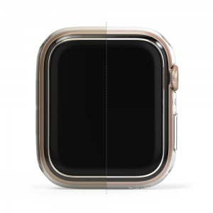 Ringke Slim Watch tok 2x Apple Watch 6 40mm / 5 40mm / 4 40mm / SE 40mm átlátszó + narancssárga (S512R65)