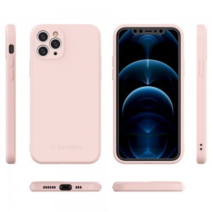 Wozinsky Color Case szilikon tok iPhone 11 Pro rózsaszín 