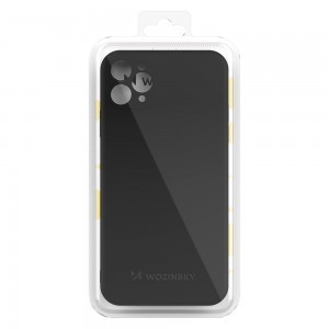 Wozinsky Color Case szilikon tok iPhone 11 Pro fekete