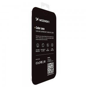 Wozinsky Color Case szilikon tok iPhone 11 Pro fekete