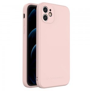 Wozinsky Color Case szilikon tok iPhone 11 pink