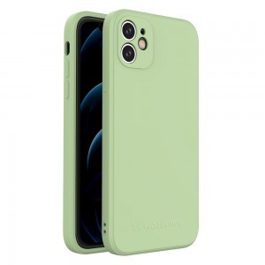 Wozinsky Color Case szilikon tok iPhone 11 zöld