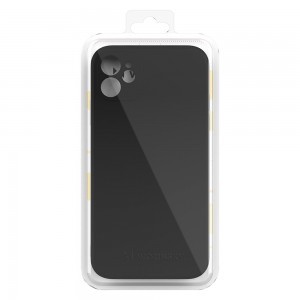 Wozinsky Color Case szilikon tok iPhone 11 fekete