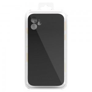 Wozinsky Color Case szilikon tok iPhone XR fekete