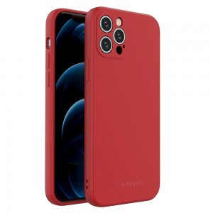 iPhone 12 Pro Wozinsky Color Case szilikon tok bordó