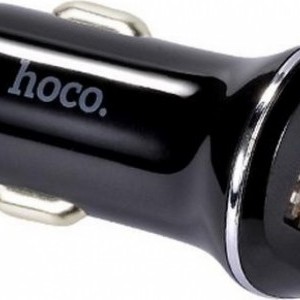 Hoco Z1 Szivargyújtós autós töltő 2xUSB fekete