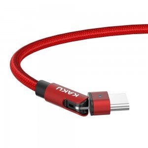 KAKU Angle 180° dönthető kábel USB - USB Type-C 3A 1m piors (KSC-465)