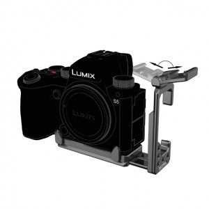 NICEYRIG L-bracket, L-konzol vakupapucs foglalattal Panasonic Lumix S5 kamerához (405)-2