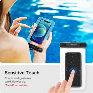 Spigen A601 Univerzális Vízálló Tok 2x Crystal Clear (AMP03098)-1
