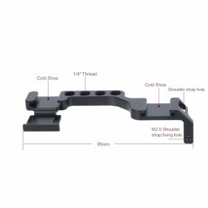 NICEYRIG vakupapucs adapter 1/4-es csatlakozással Sony A6100/A6300/A6400/A6500 kamerához (jobb oldali) (317)-4
