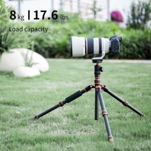 KF Concept BA225 karbon fényképező állvány, tripod gömbfejjel-7