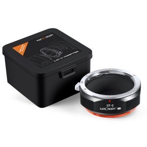 KF Concept EF-E PRO Canon EF bajonett adapter - Sony E vázakra (KF06.437)-2