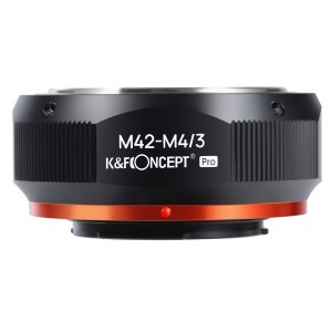 KF Concept M42-M4/3 PRO M42 bajonett adapter - Micro 4/3 vázakra (KF06.441)-5