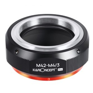 KF Concept M42-M4/3 PRO M42 bajonett adapter - Micro 4/3 vázakra (KF06.441)-6