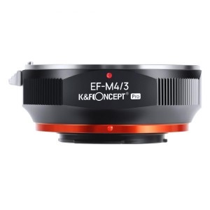 KF Concept EF-M4/3 PRO Canon EF bajonett adapter - Micro 4/3 vázakra (KF06.442)-5