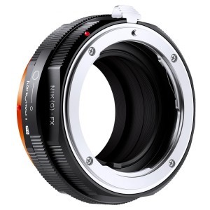 KF Concept NIK(G)-FX PRO Nikon G bajonett adapter - Fuji X vázakra (KF06.443)-0