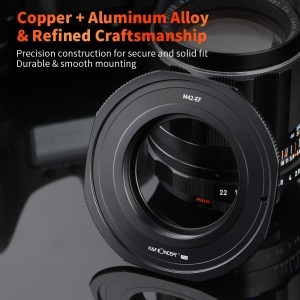 KF Concept M42-EF PRO M42 bajonett adapter - Canon EF vázakra (KF06.444)-7