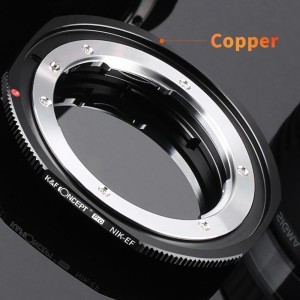 KF Concept NIK-EF PRO Nikon F bajonett adapter - Canon EF vázakra (KF06.448)-8