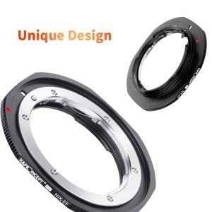 KF Concept NIK-EF PRO Nikon F bajonett adapter - Canon EF vázakra (KF06.448)-4