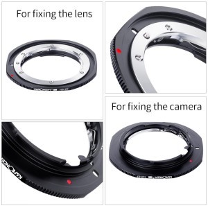 KF Concept NIK-EF PRO Nikon F bajonett adapter - Canon EF vázakra (KF06.448)-3
