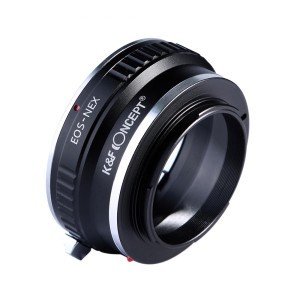 KF Concept EF-E Canon EF bajonett adapter - Sony E vázakra (KF06.069)-1