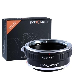 KF Concept EF-E Canon EF bajonett adapter - Sony E vázakra (KF06.069)-4