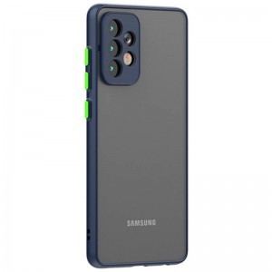 Samsung A52 4G/ 5G Color Button Matt tok kék
