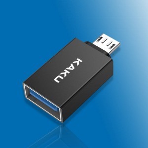KAKU USB - Micro USB OTG adapter fekete (KSC-533)