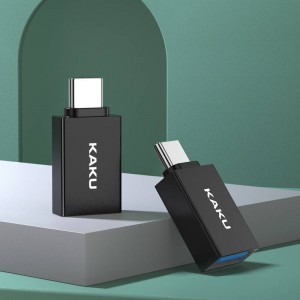 KAKU USB - USB Type-C OTG adapter fekete (KSC-532)
